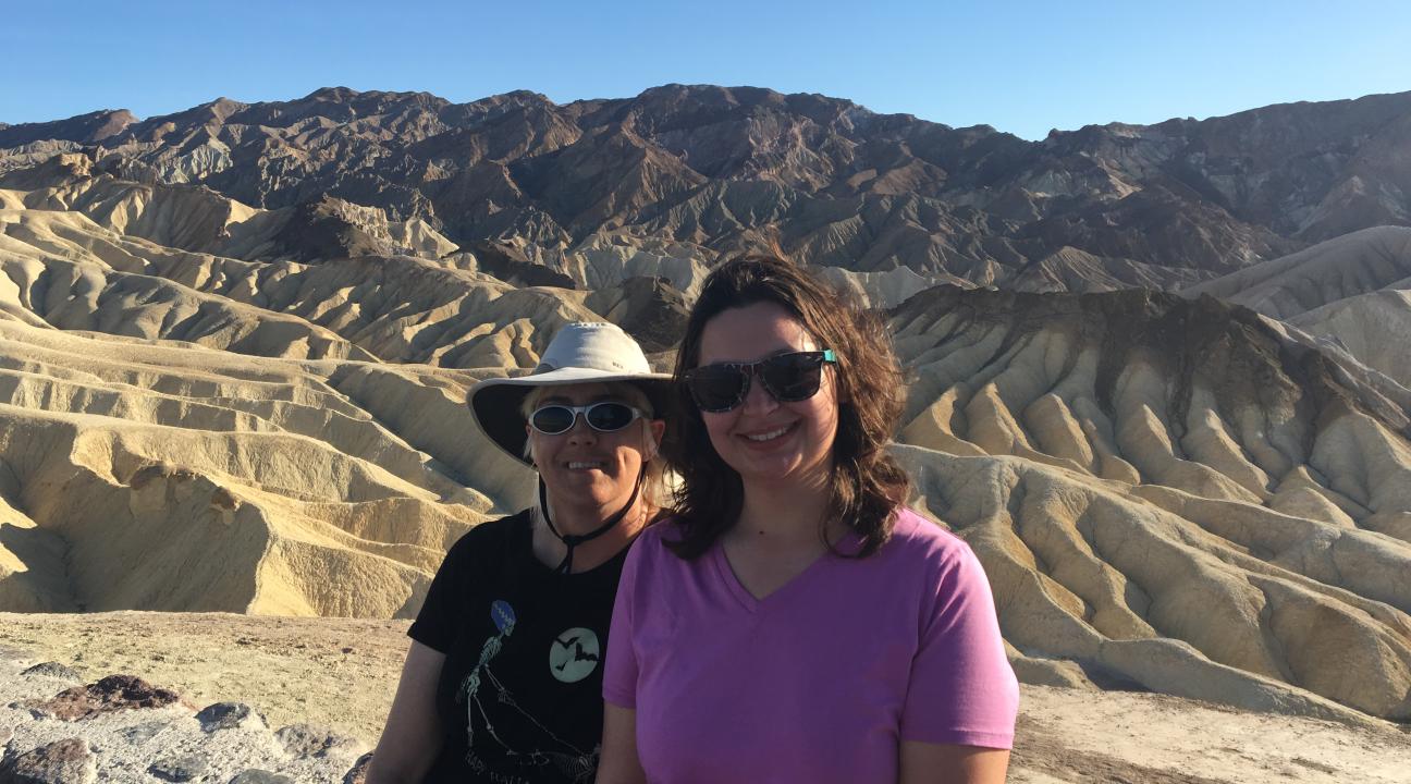 Students in Death Valley
