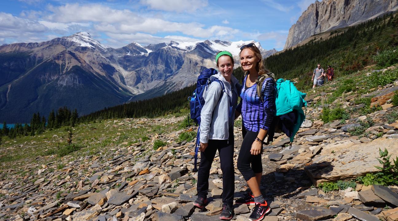 Hiking toward the Walcott Quarry