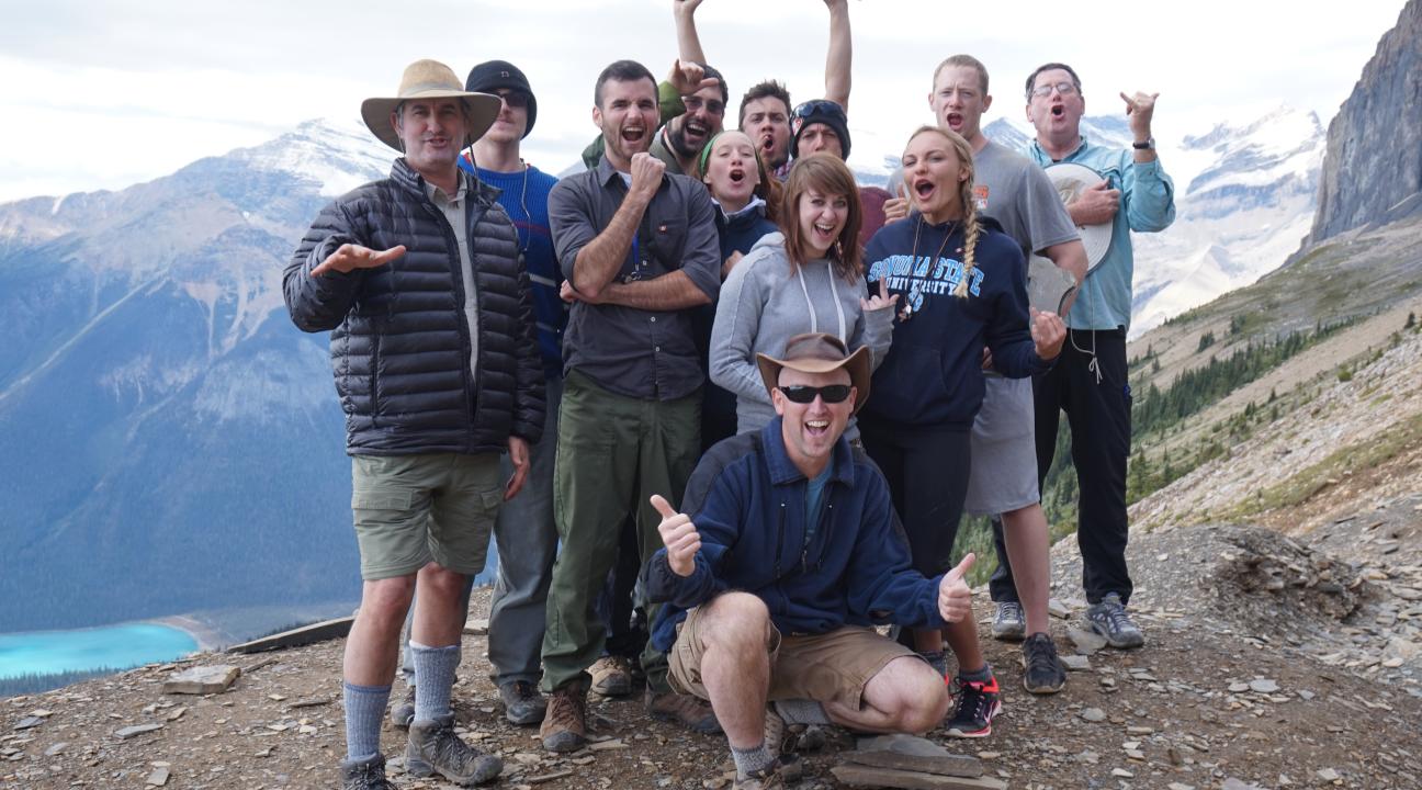 Students at the Walcott Quary