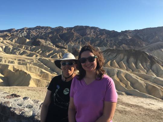 Students in Death Valley