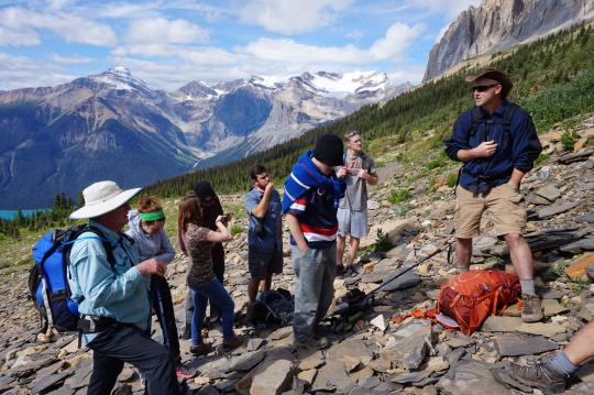 Lecture at the Walcott Quary
