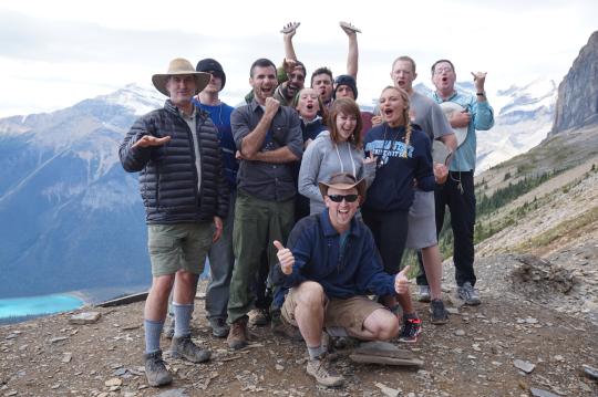 Students at the Walcott Quary